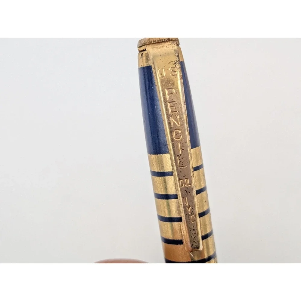 US PENCIL CO Vintage YMCA Amity Connecticut Y Mens Club  Advertising Pen